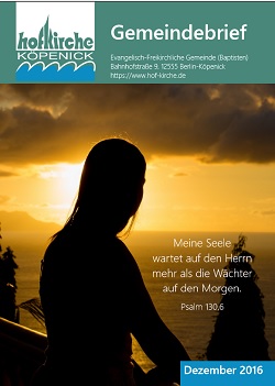 Coverfoto Gemeindebrief