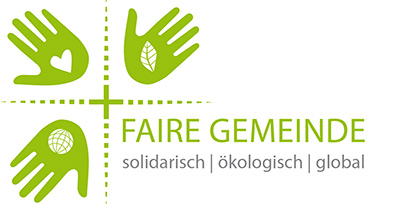Logo Faire Gemeinde mit dem Untertitel "solidarisch, ökologisch, global"